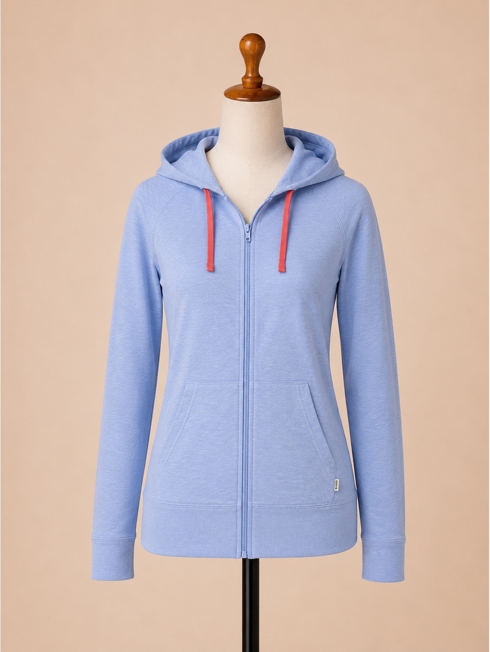 Orvis Blue Full Zip Hoodie Women’s Small Lightweight Cotton Jacket